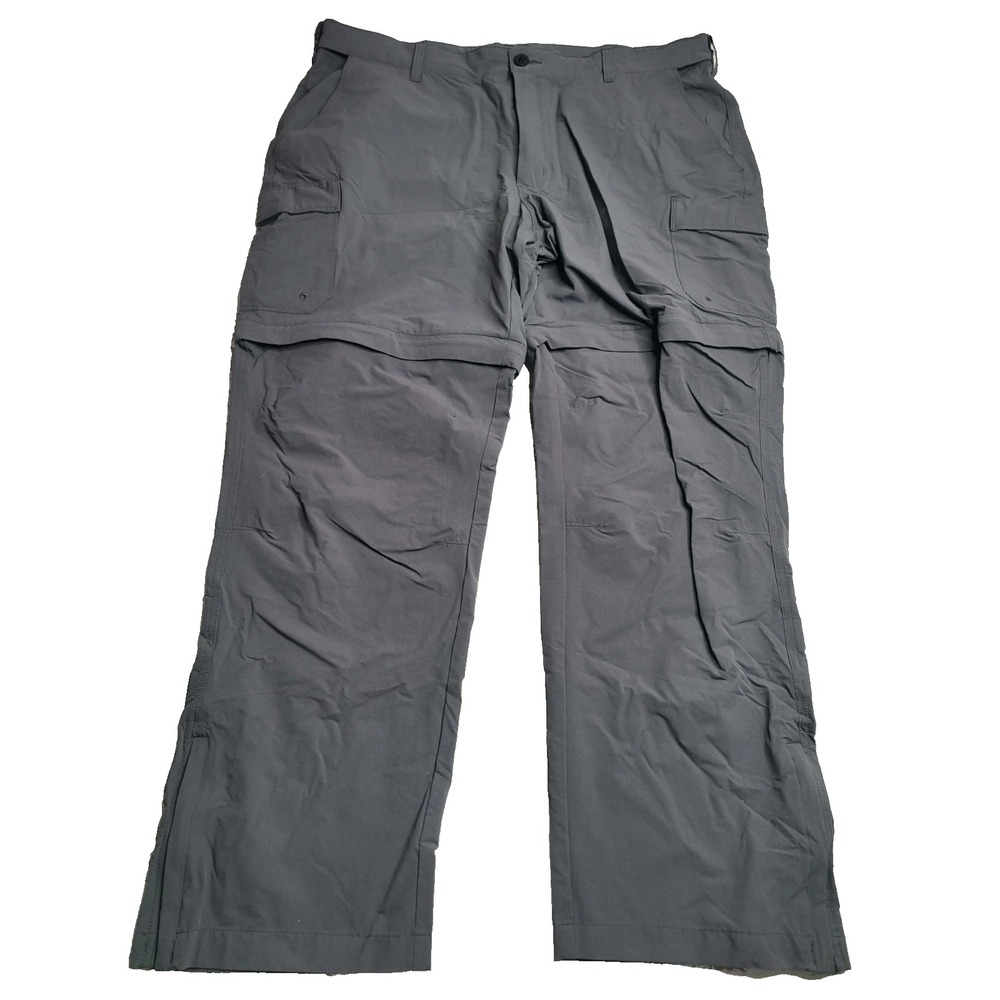 World Wide Sportsman Gray Convertible‎ Fishing Pants Men's 42x32
